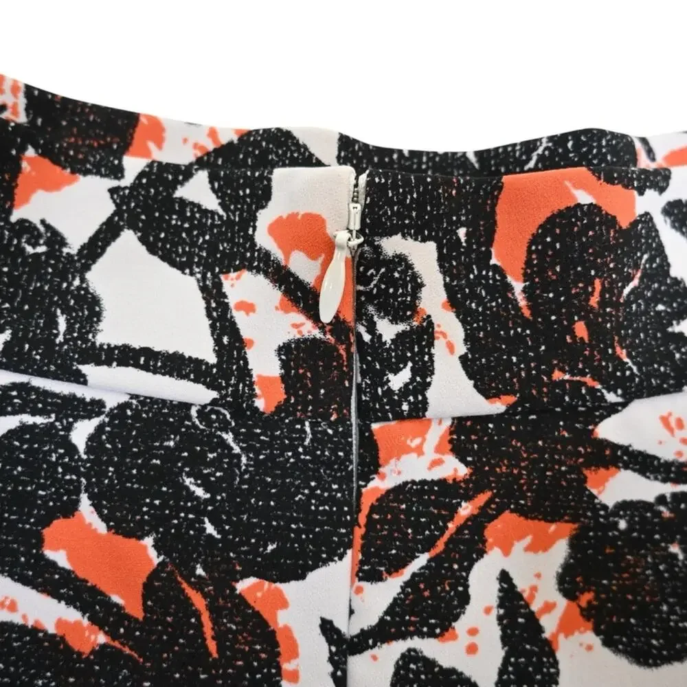 Ann Taylor Womens 8 Floral Print A Line Skirt